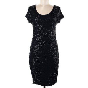 INC International Concepts Black Sequin Cocktail Dress (Worn 1x!)